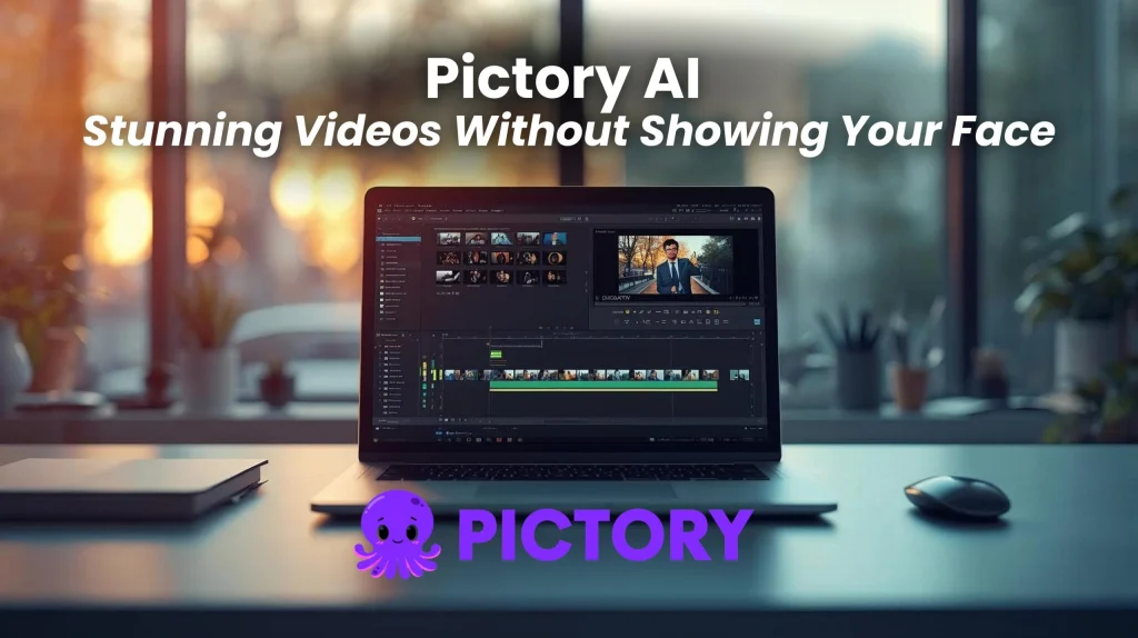 Pictory AI video generator dashboard for creating faceless videos 2025