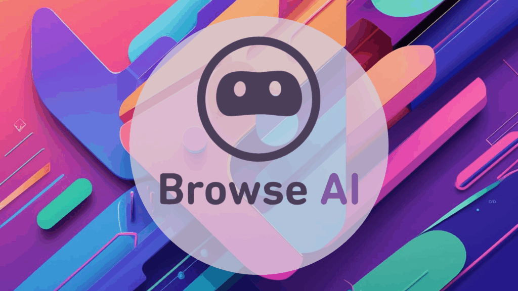 Browse AI interface showing no-code automation workflow