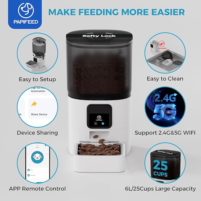 PAPIFEED Smart Feeder – AI pet feeding gadget under $50