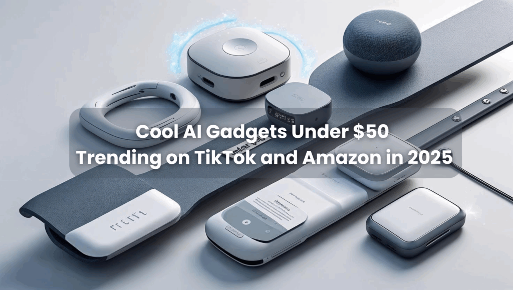 Cool AI gadgets under $50 trending on TikTok and Amazon in 2025 – Echo Pop, AI posture trainer, mini translator