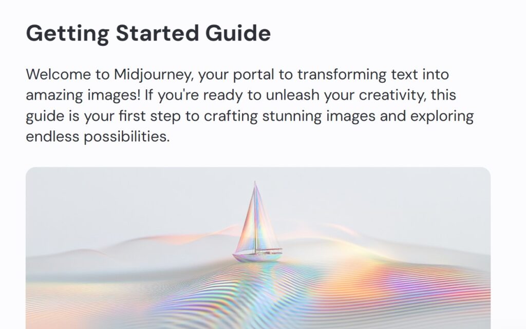 Get started with Midjourney AI and create your first prompt