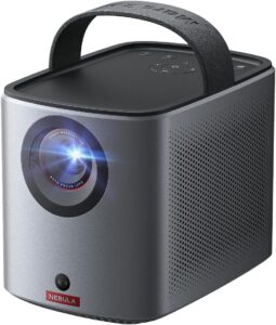 Nebula Mars 3 AI projector with auto-brightness, smart focus, and voice control