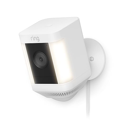 Ring Spotlight Cam Plus AI security camera with spotlight and Alexa integration (2025)