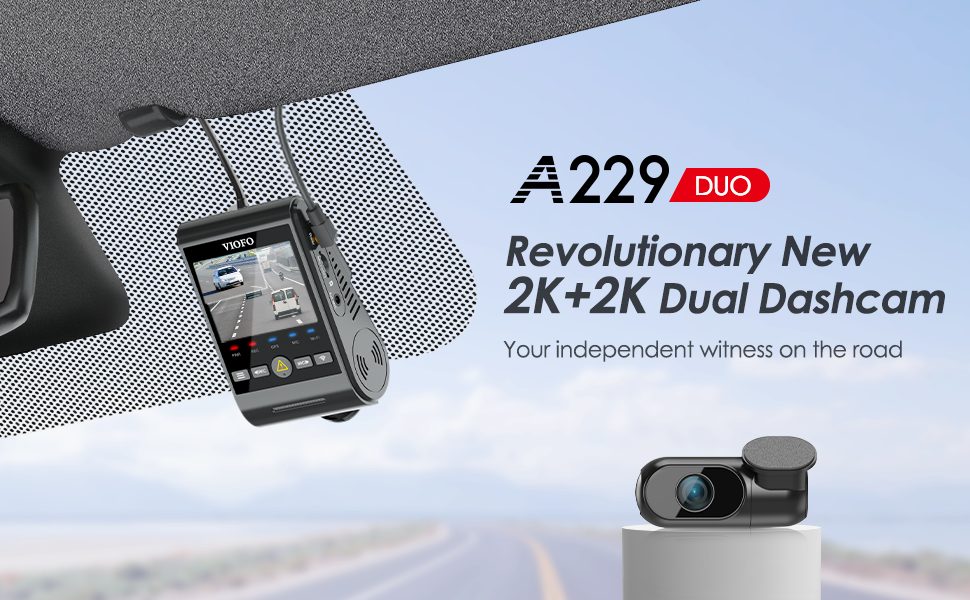 Best AI Dash Cams 2025 – Viofo A229 Pro Duo dual 4K dash cam for full coverage and night HDR