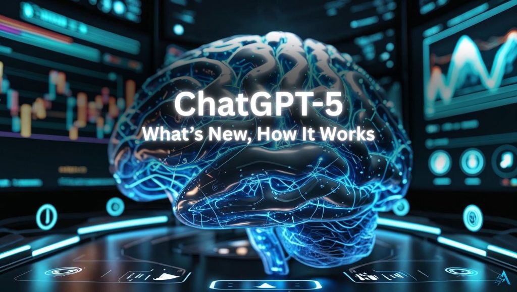 ChatGPT-5 futuristic AI interface