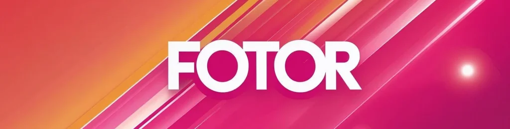 Fotor banner to create a logo with AI – fast and creative tool