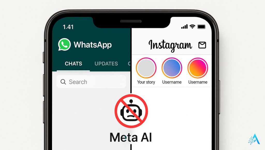 WhatsApp and Instagram Meta AI features being turned off