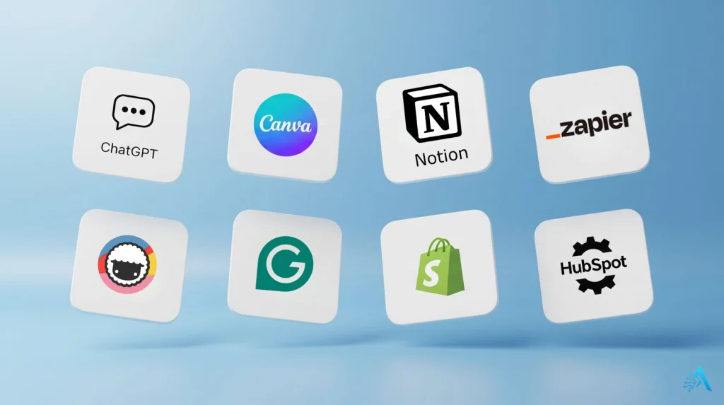 easy-to-use ai tools for small business 2025 quick picks – top apps in a clean grid layout