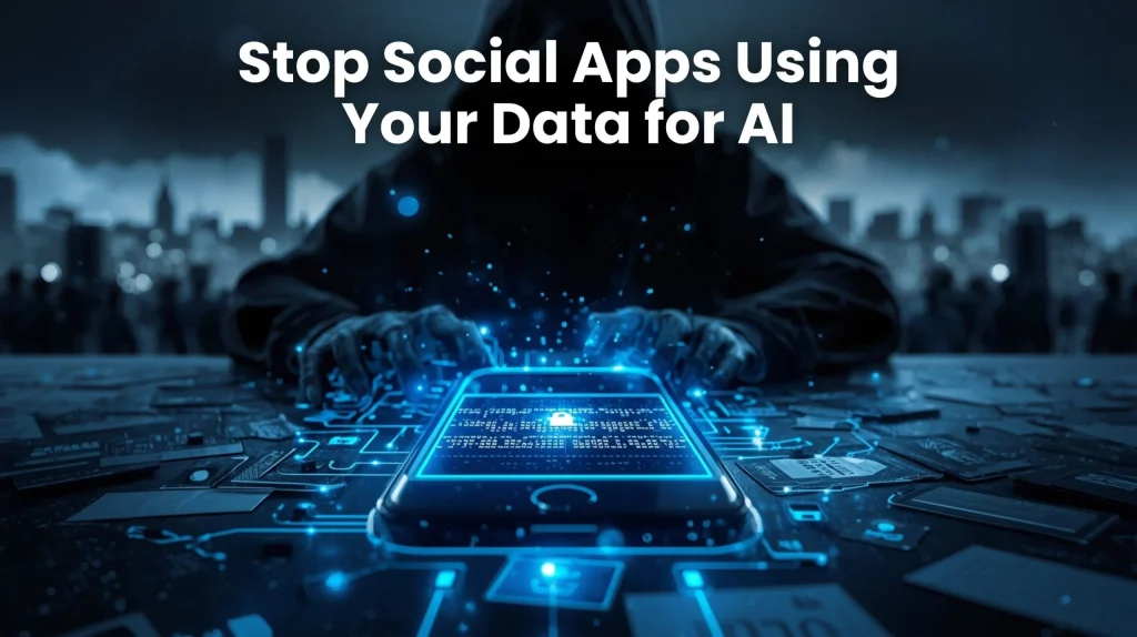 Stop AI from collecting your data 2025 privacy guide laptop and digital shield