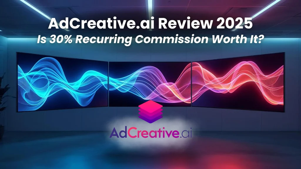 AdCreative.ai Review 2025 – AI ad generator dashboard and analytics display