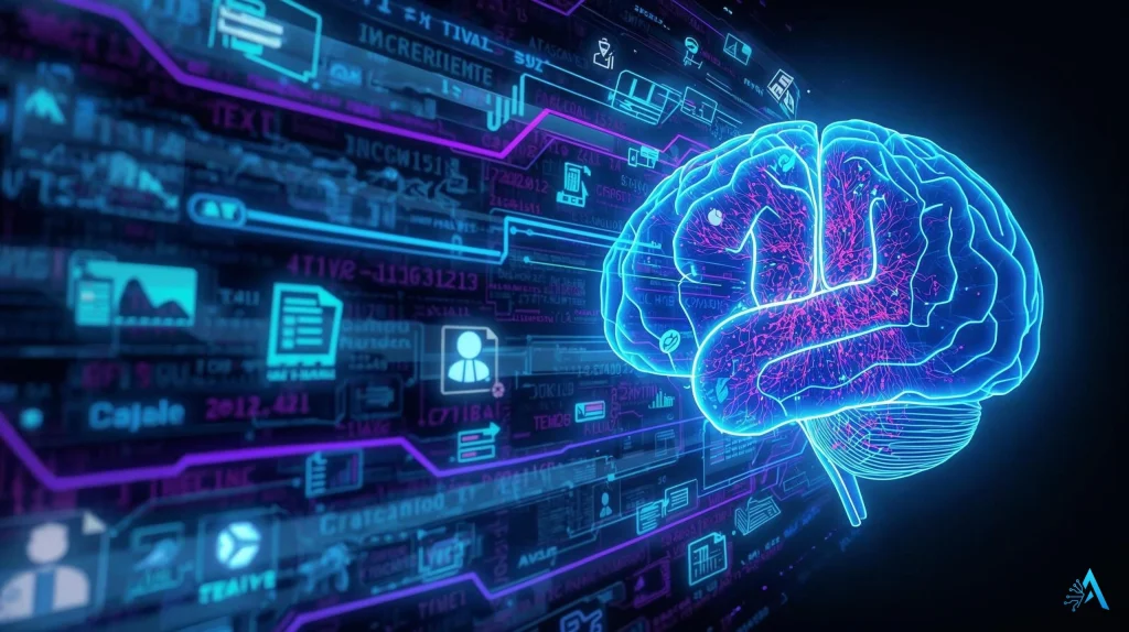 visual concept of bias in AI training data showing unbalanced information sources flowing into an AI system