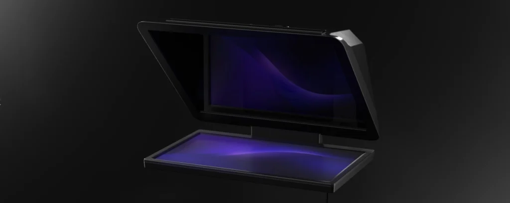 Elgato Prompter AI gear for influencers delivering scripts confidently on camera