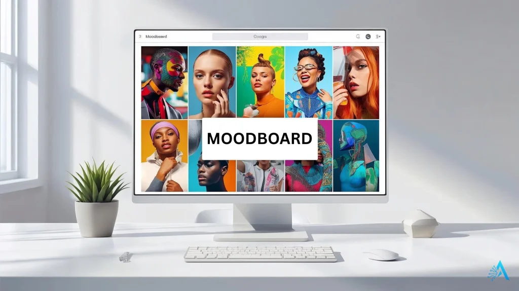 Google Mixboard AI moodboard interface