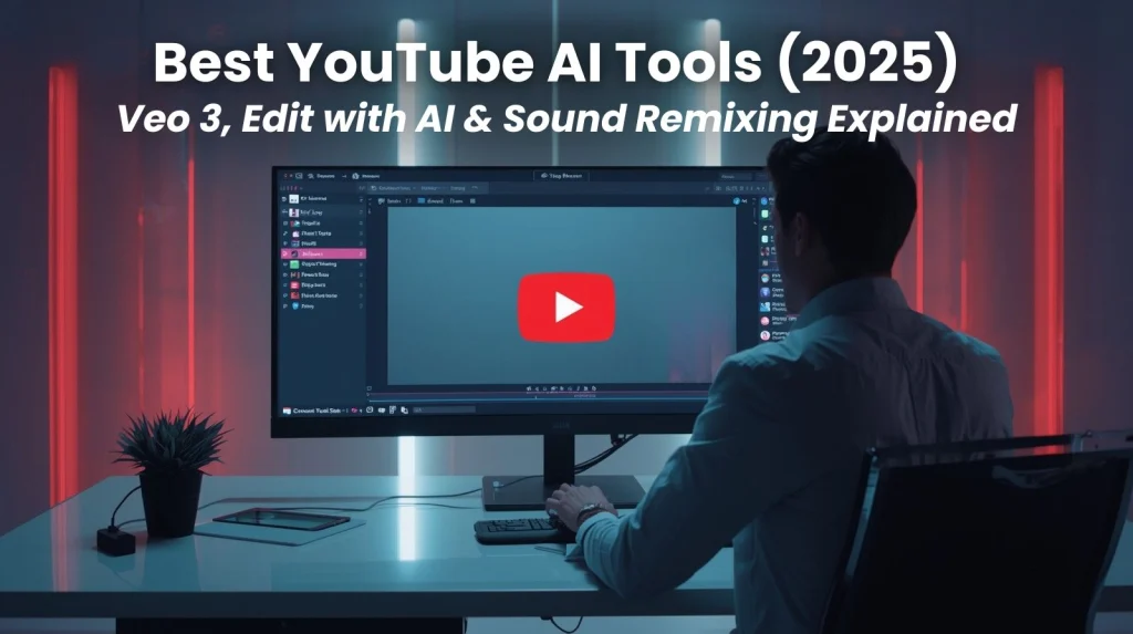 YouTube AI tools 2025 creative editing interface