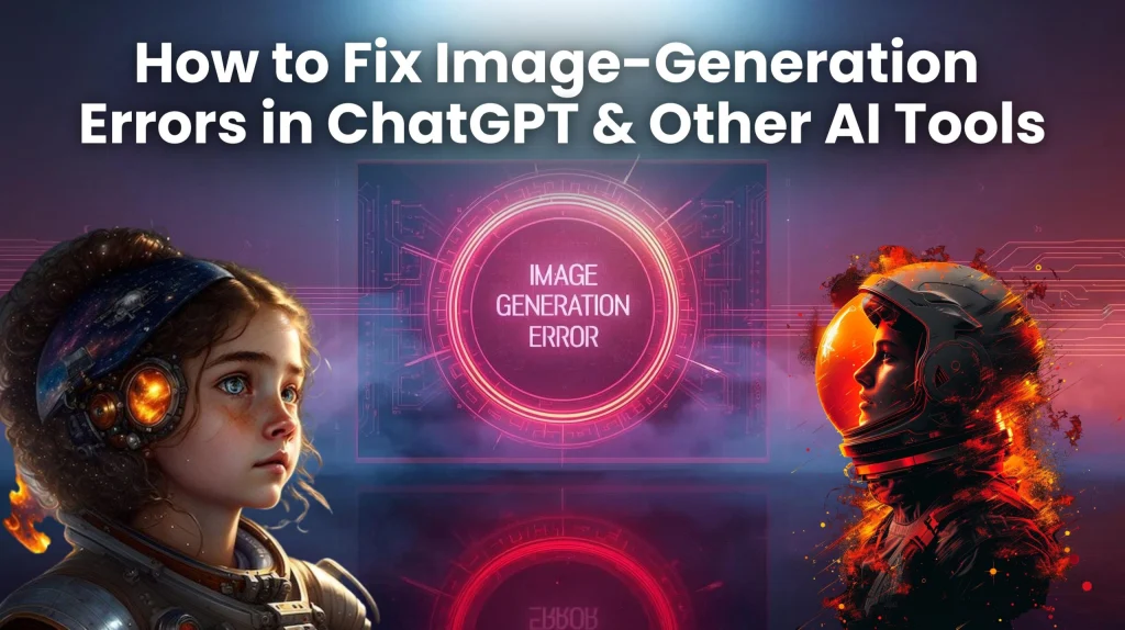 Fix image-generation errors in ChatGPT and AI tools 2025