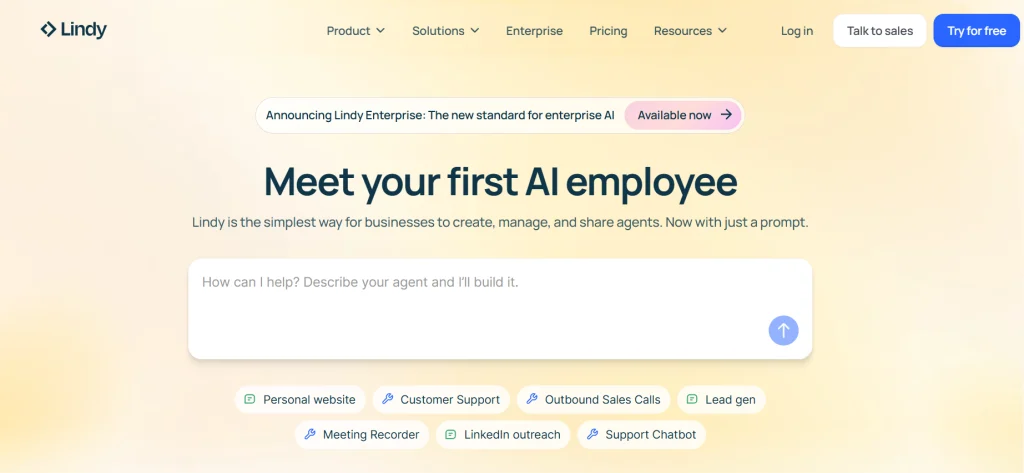 Lindy AI business impact showing productivity gains and efficiency improvements