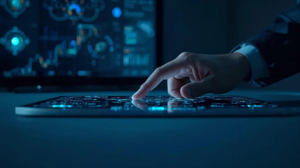 Modern AI dashboard being used as part of a nano banana pro review comparison.