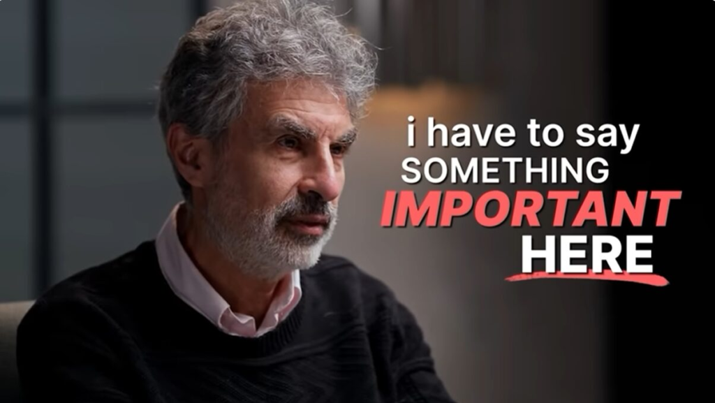 Yoshua Bengio discussing why AI changes everything during an interview on The Diary of a CEO