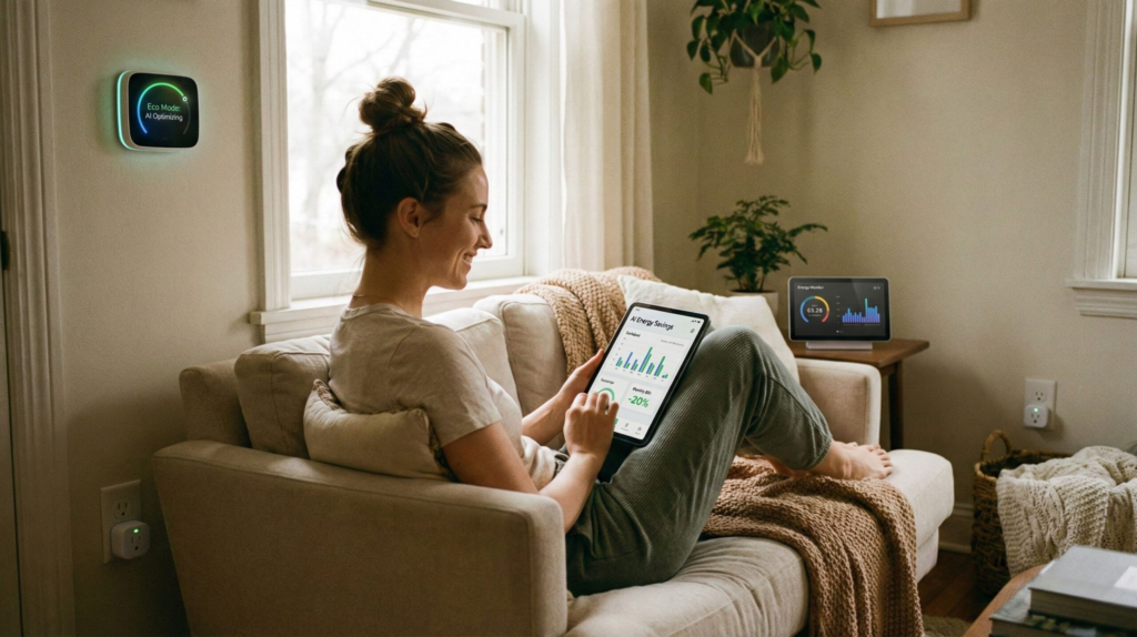 AI gadgets to reduce energy bills at home using smart energy-saving devices