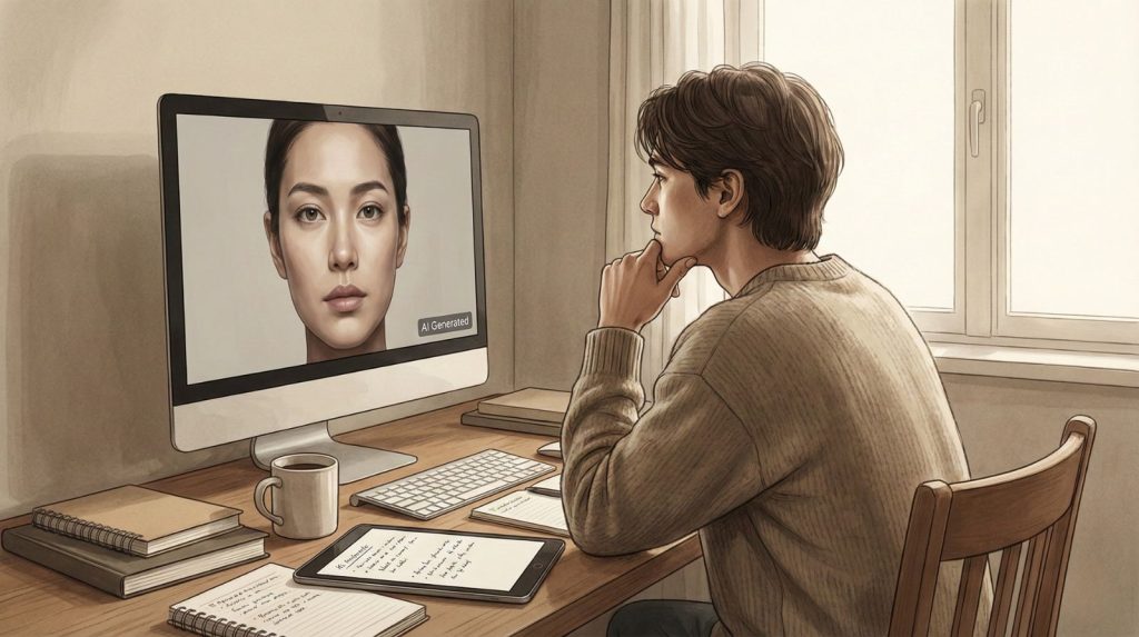 Ethical reflection on AI images that look fake and the importance of responsible creation