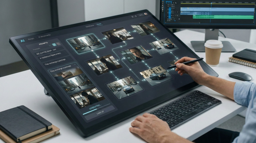 AI storyboarding tools that turn ideas into visual scenes