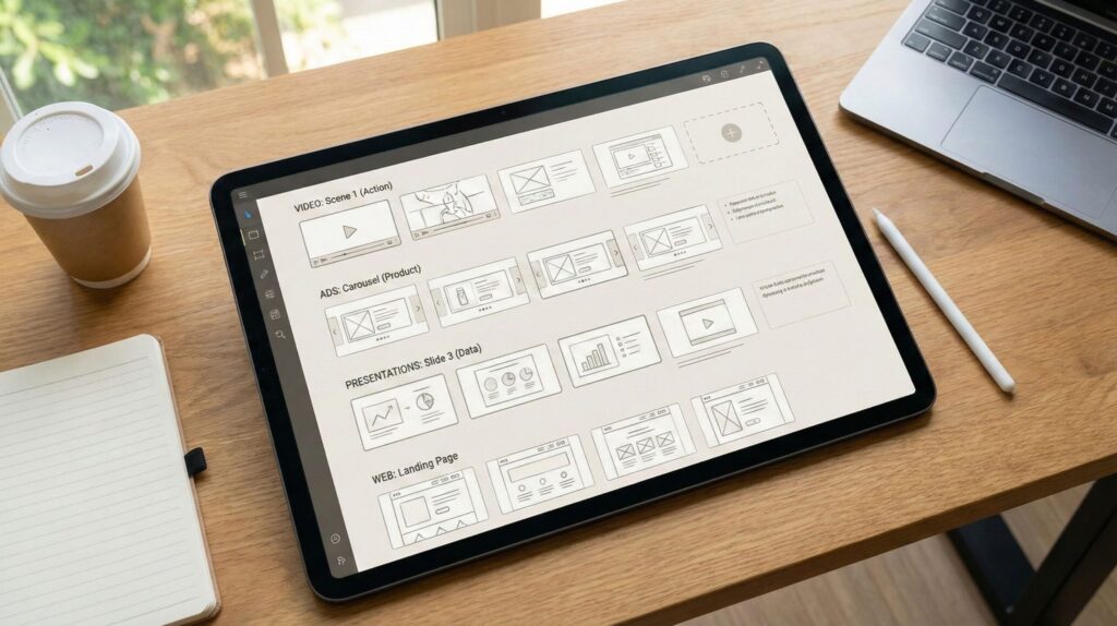AI storyboarding tools for different creative use cases
