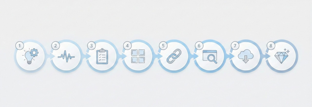 Step by step workflow using AI storyboarding tools