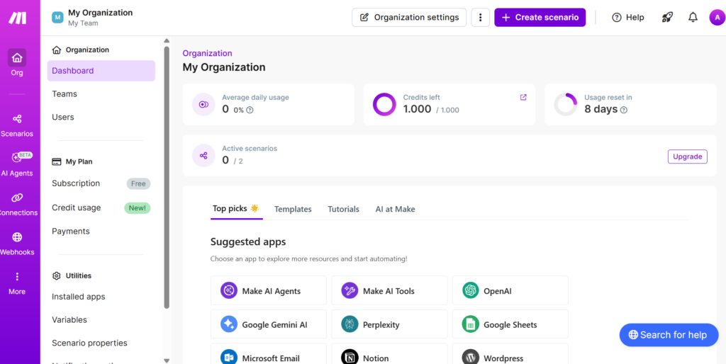 Make visual workflow with branching logic and multiple steps