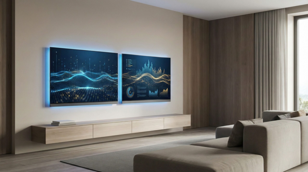 Samsung Vision AI vs LG Alpha AI smart TV comparison with AI features