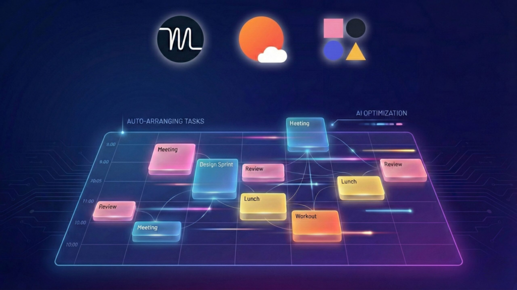 Best AI calendar apps 2026 comparison including Motion, Sunsama and Reclaim AI