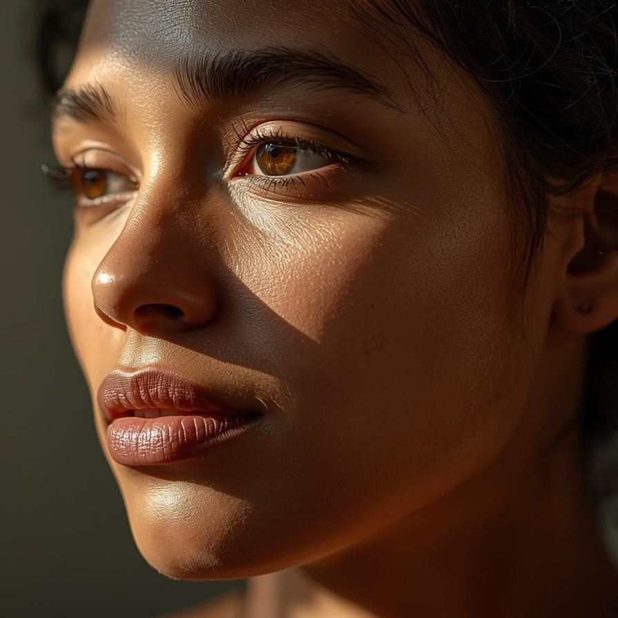 Portrait result created using Canva AI image editor comparison