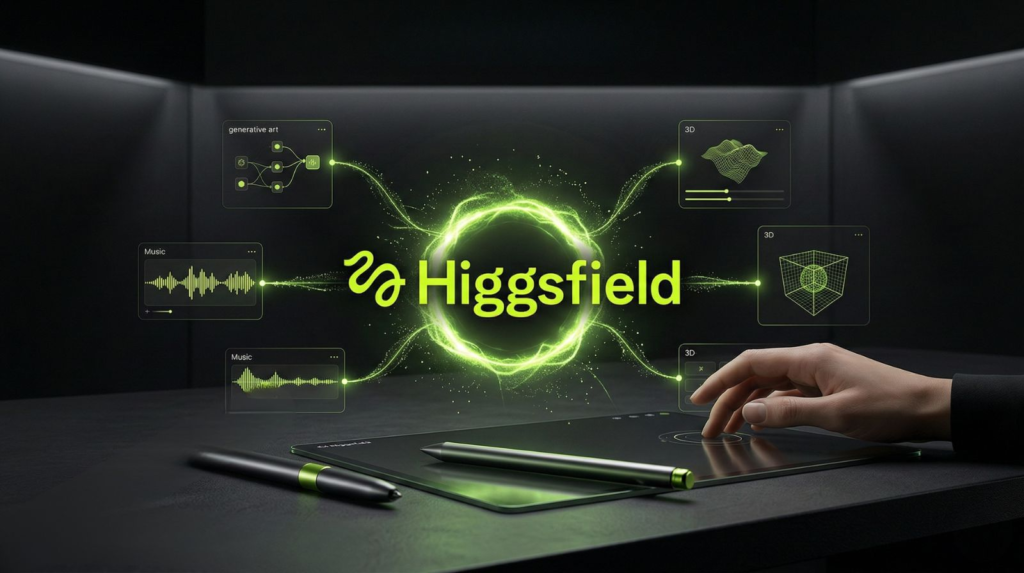 Higgsfield AI review showing Motion Control and Cinema Studio features