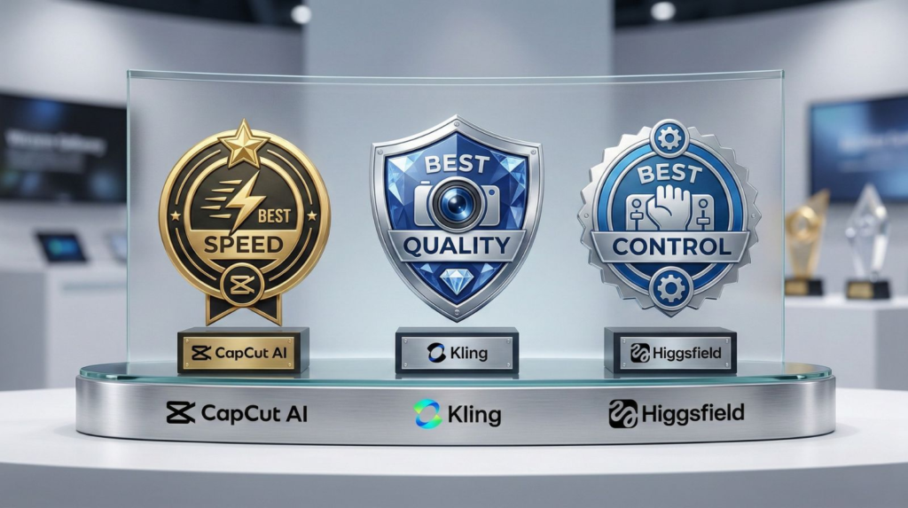 Quick picks winners for ai video editor tools in 2026